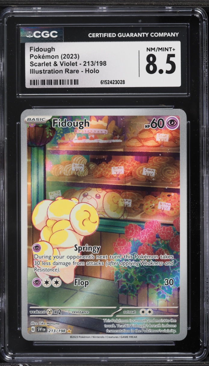 2023 Pokemon Scarlet & Violet IR Fidough #213 CGC 8.5 NM-MT+