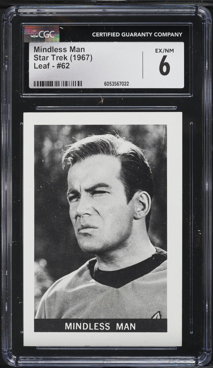 1967 Leaf Star Trek Mindless Man #62 CGC 6 EXMT on Fanatics Collect
