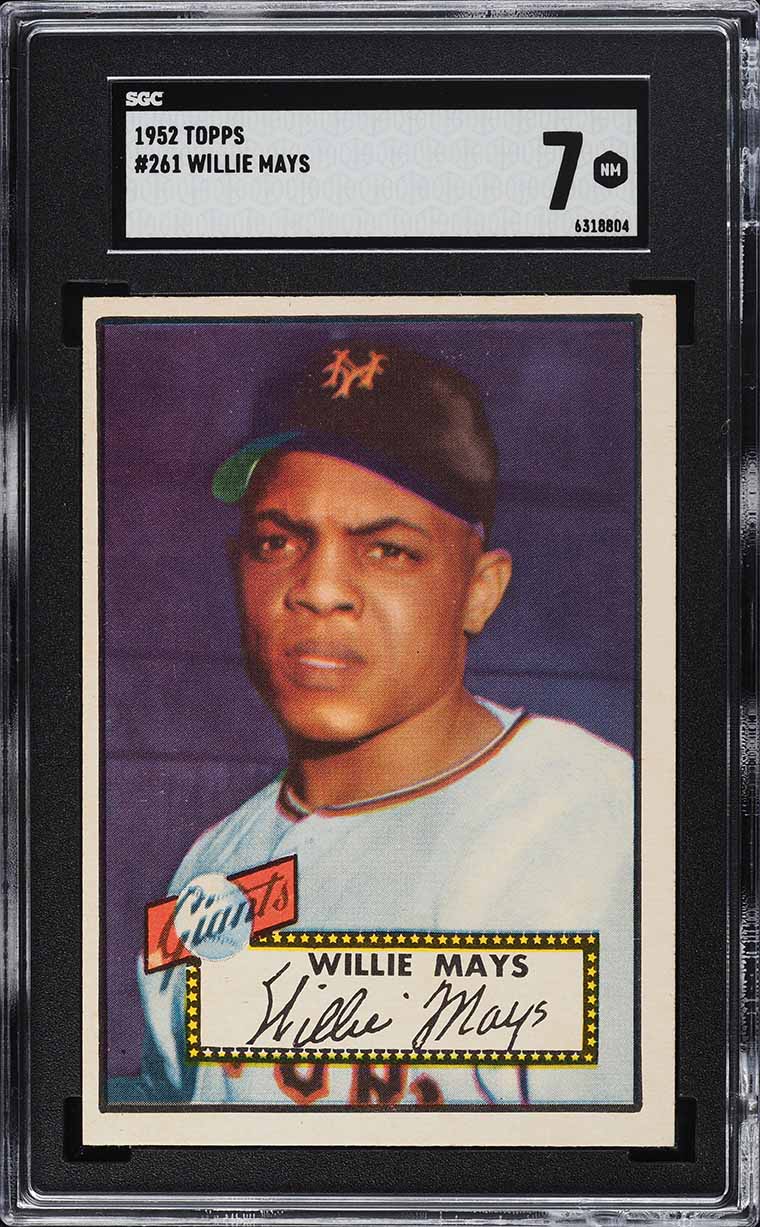 1952 Topps Willie Mays #261 SGC 7 NRMT