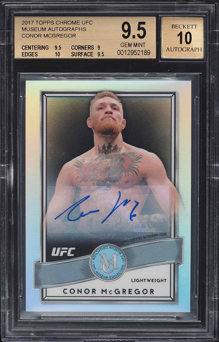 2025 Topps Midnight UFC Twilight Conor McGregor /99 #15 CGC AUTH
