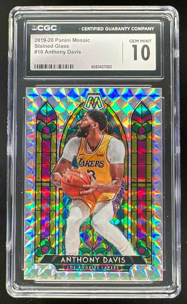 2019 Panini Chronicles Prizm Update Anthony Davis #506 PSA 10 GEM