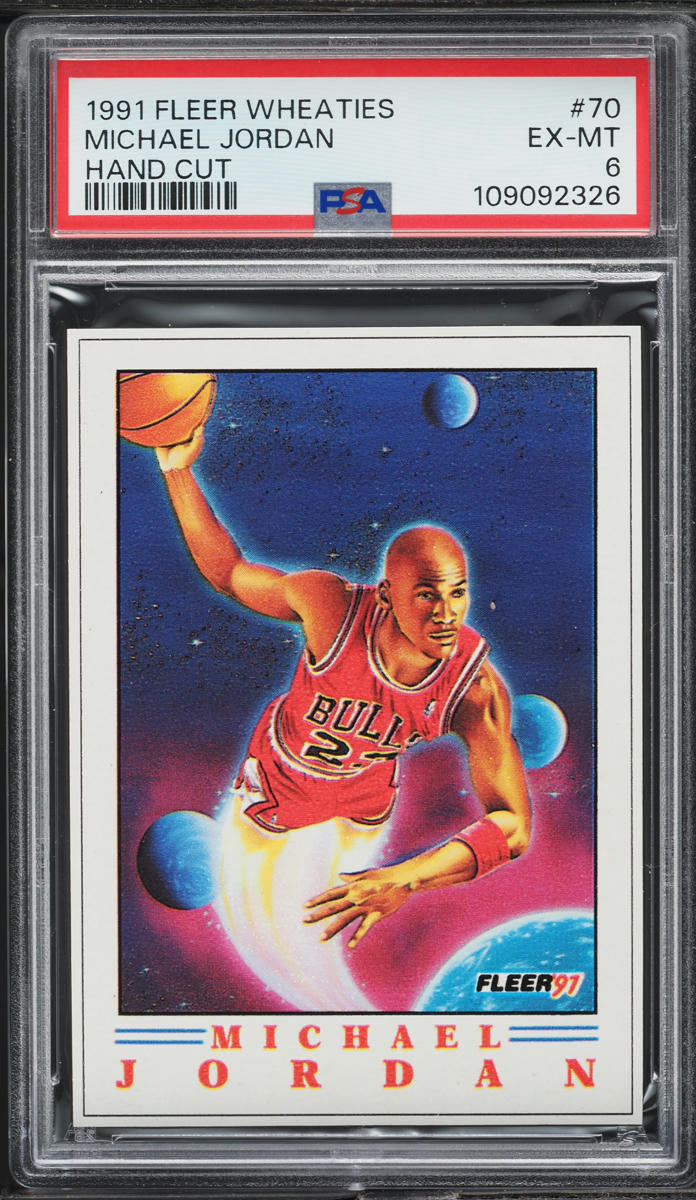 1991 Fleer Wheaties Michael Jordan #70 PSA 6 EXMT