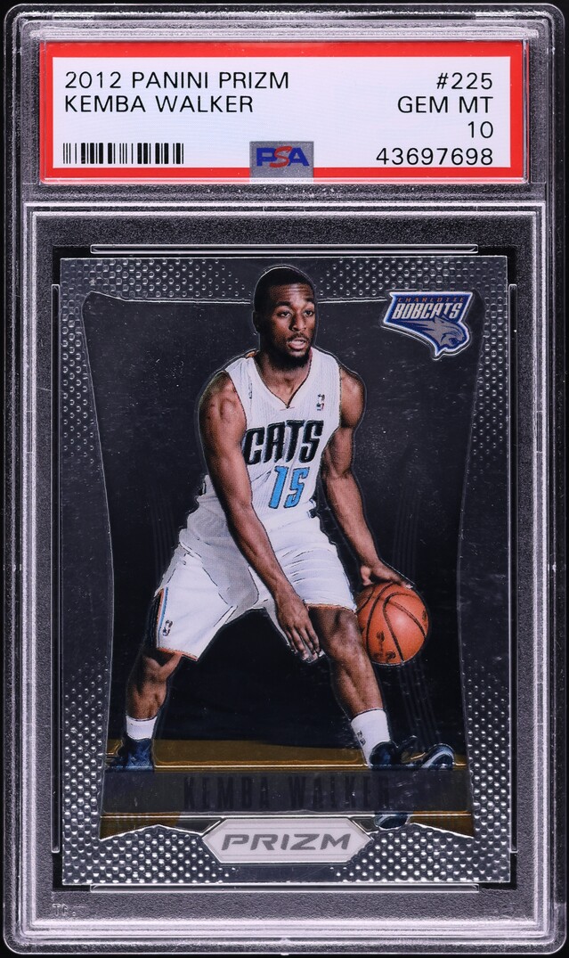 2012 Panini Prizm Kemba Walker ROOKIE #225 PSA 10 GEM MINT