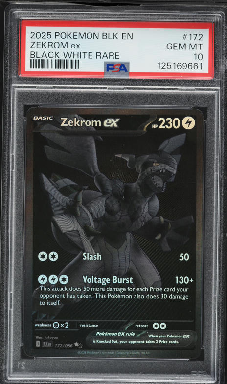 2025 Pokemon Japanese Scarlet & Violet Black Bolt BWR Zekrom ex
