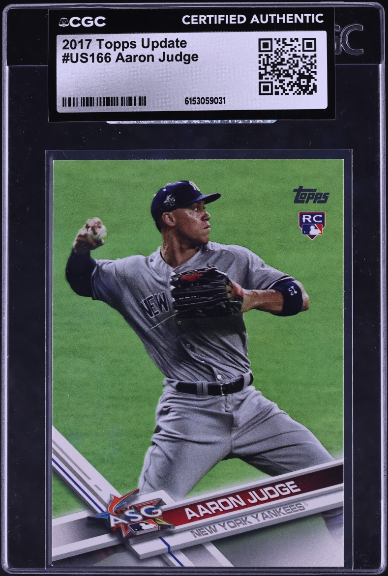 2017 Topps Update Aaron Judge ROOKIE #US166 CGC AUTH
