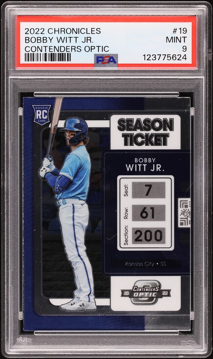 ゼイビア・アイザック　psa10 2022 Panini Mosaic Bobby Witt Jr. ROOKIE #265 PSA 10 GEM MINT on