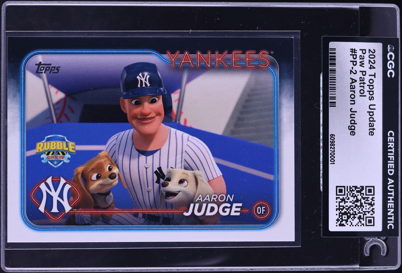 2024 Topps Update Paw Patrol Aaron Judge #PP-2 CGC AUTH
