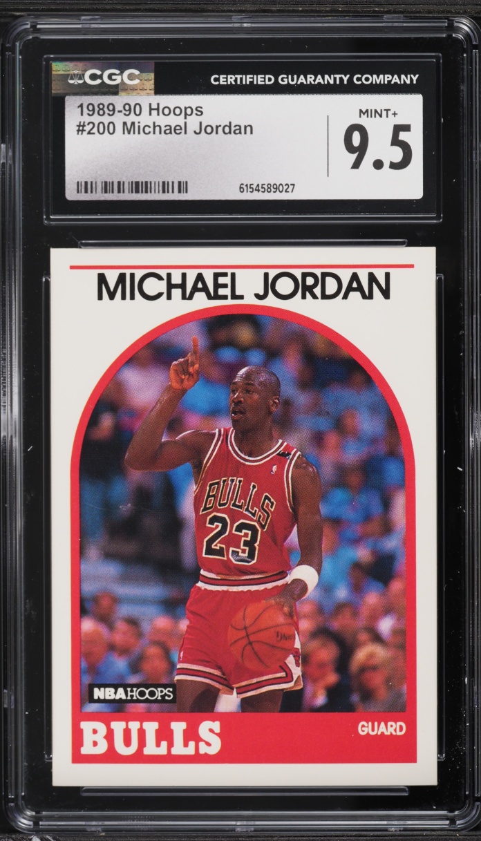 1989 Hoops Michael Jordan #200 CGC 9.5 MINT+