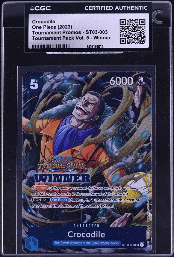 2023 One Piece Japanese Kingdoms Of Intrigue Alt Art Crocodile