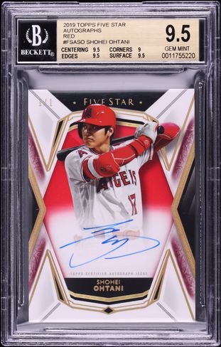 2019 Topps Heritage Chrome Refractor Shohei Ohtani /570 #430 PSA 9