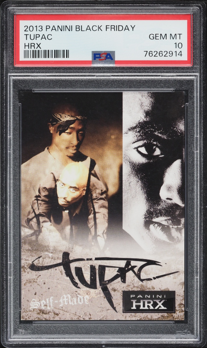 2013 Panini Black Friday Hrx Tupac Shakur PSA 10 GEM MINT - Photo 1