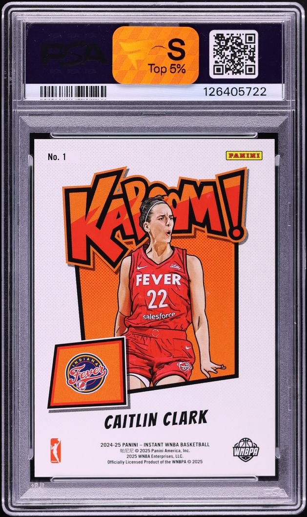 2024 Panini Royalty WNBA Kaboom! Caitlin Clark ROOKIE #1 PSA 10 GEM MINT