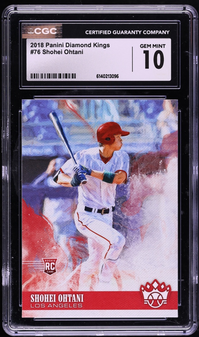 2018 Panini Diamond Kings Shohei Ohtani ROOKIE #76 CGC 10 GEM MINT