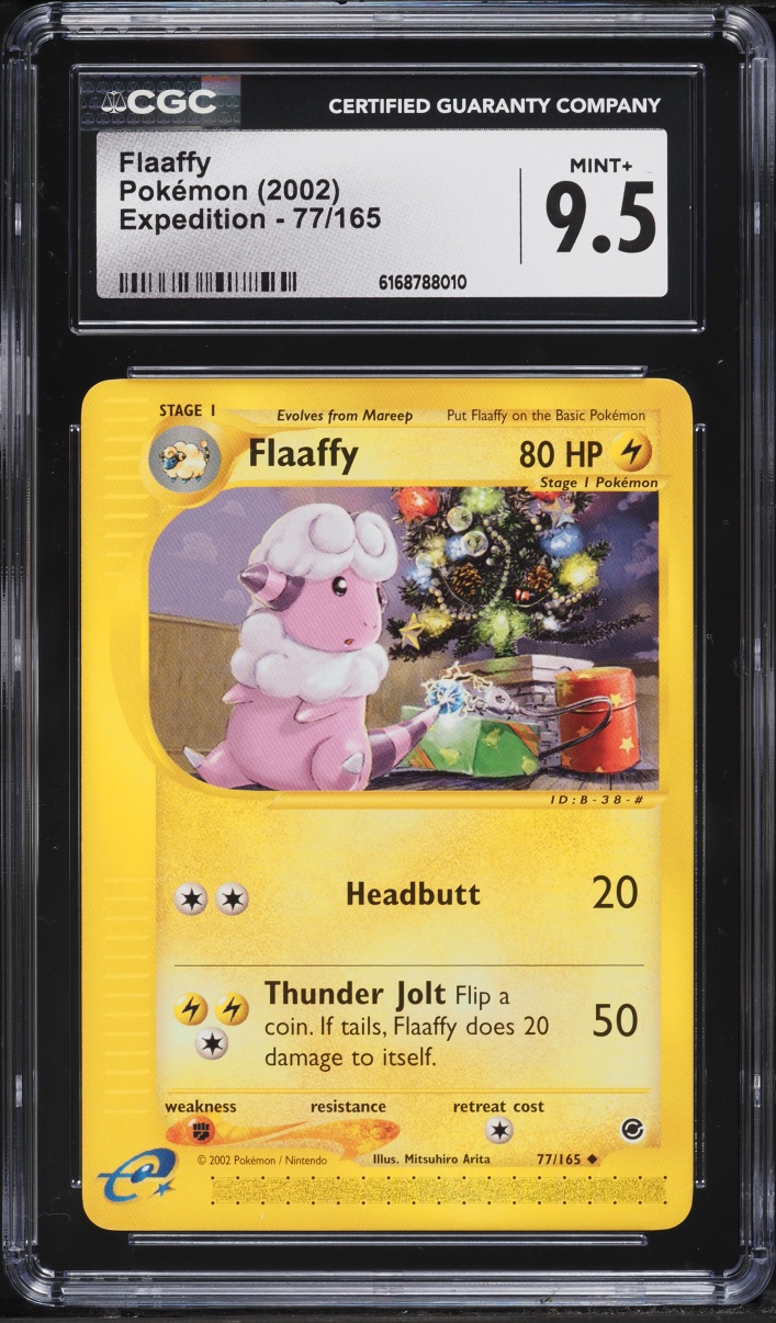 2002 Pokemon Expedition Flaaffy #77 CGC 9.5 MINT+