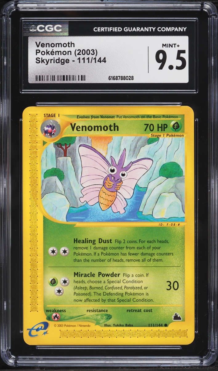 2003 Pokemon Skyridge Venomoth #111 CGC 9.5 MINT+