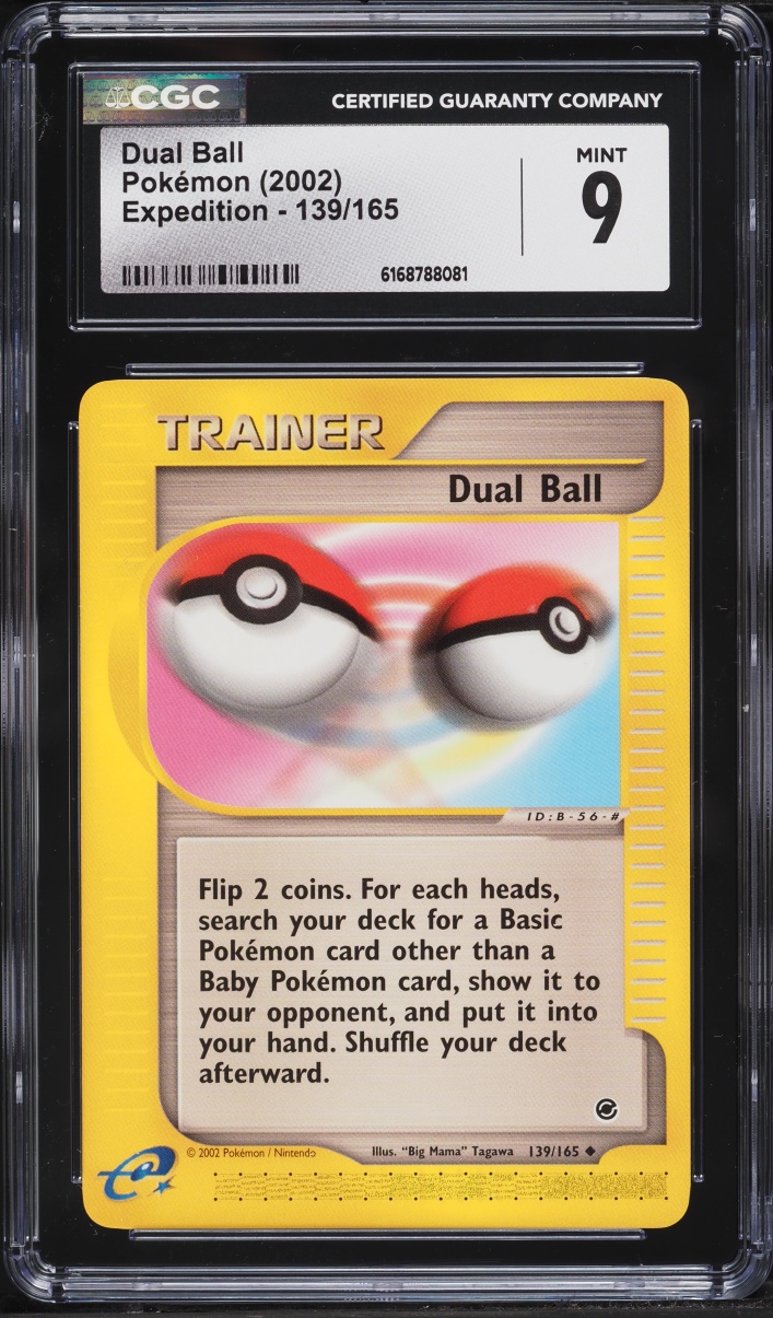 2002 Pokemon Expedition Dual Ball #139 CGC 9 MINT
