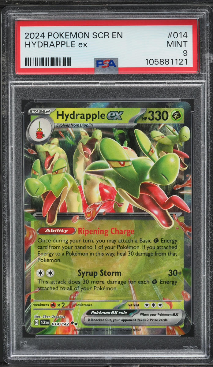 2024 Pokemon Scarlet & Violet Stellar Crown Hydrapple ex #14 PSA 9 MINT