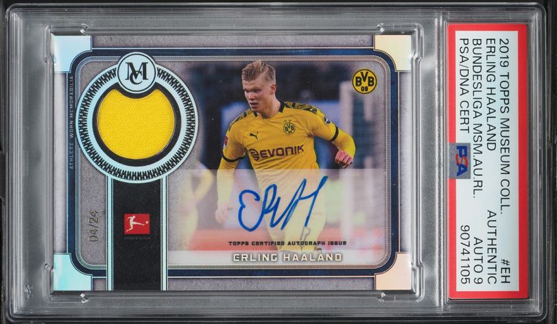 2020 Topps Living UEFA Champions League Erling Haaland ROOKIE #154