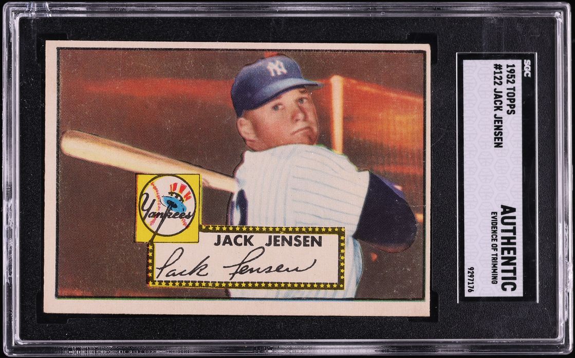 1952 Topps Jack Jensen #122 SGC AUTH - Photo 1