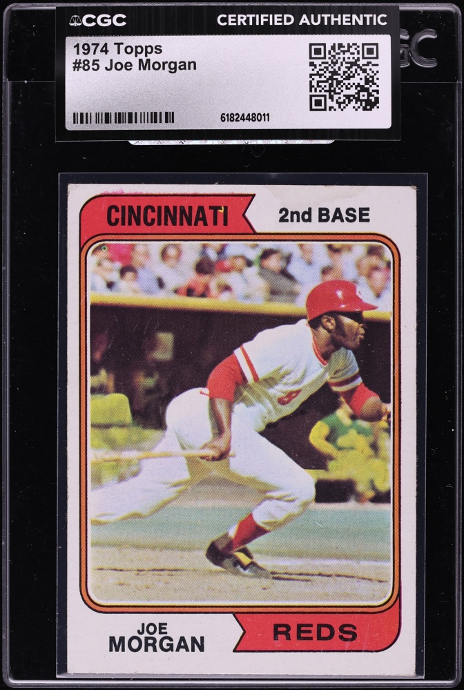 1974 Topps Joe Morgan #85 CGC AUTH
