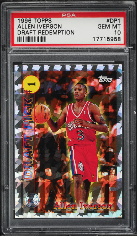 1996 Topps Draft Redemption Kobe Bryant ROOKIE #DP13 PSA 8