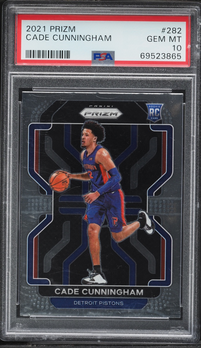 2021 Panini Prizm Cade Cunningham ROOKIE #282 PSA 10 GEM MINT