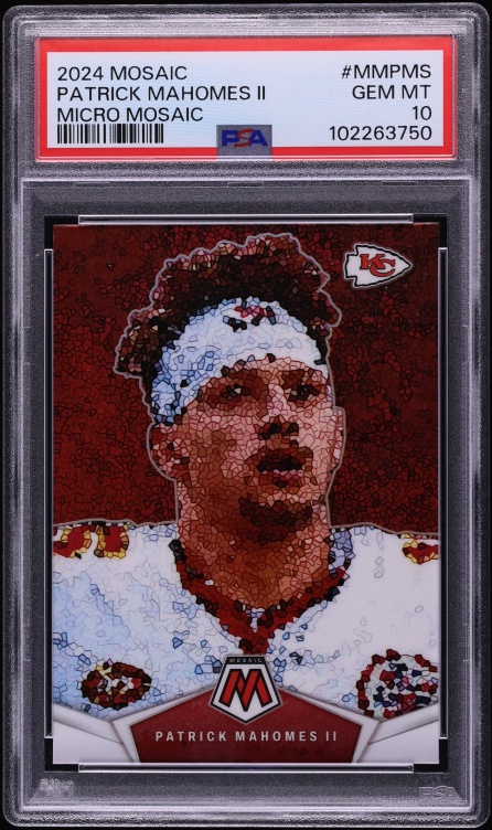 2024 Panini Mosaic Micro Patrick Mahomes II #MM-PMS PSA 10 GEM MINT