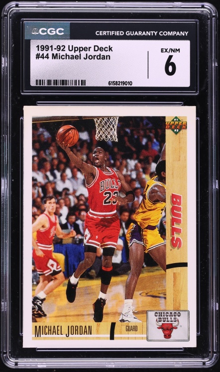 1991 Upper Deck Basketball Michael Jordan #44 CGC 6 EXMT