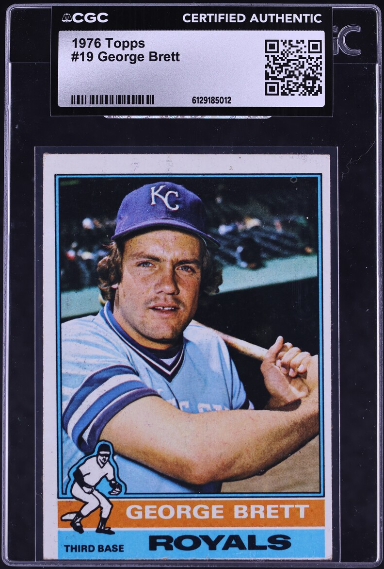 1976 Topps George Brett #19 CGC AUTH
