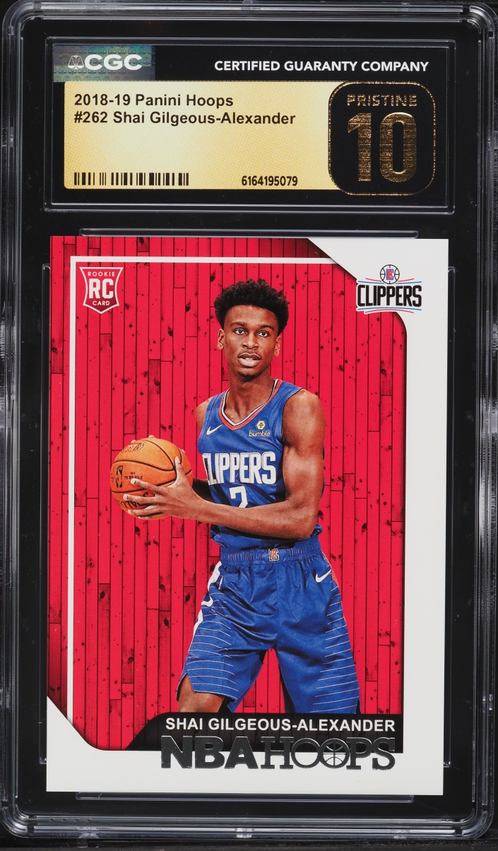 2018 Hoops Shai Gilgeous-Alexander ROOKIE #262 CGC 10 PRISTINE
