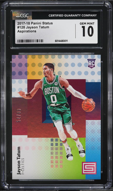 2017 Panini Prizm Mosaic Jayson Tatum ROOKIE RC AUTO /99 #26
