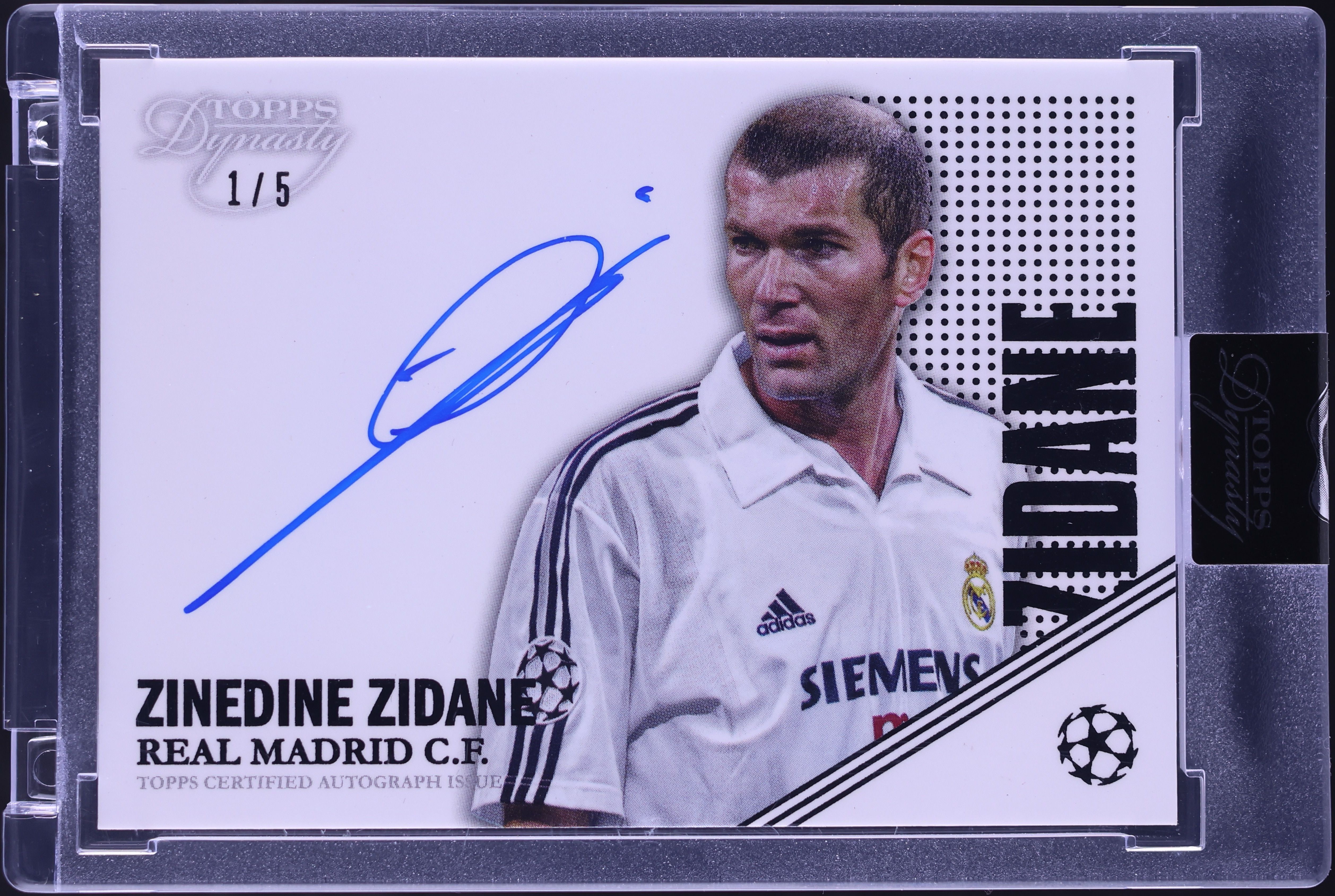 世界5枚！ Topps Chrome ZIDANE PSA10 ジダン AUTO 世界5枚！ Topps Chrome ZIDANE PSA10 ジダン AUTO 世界5枚！ Topps