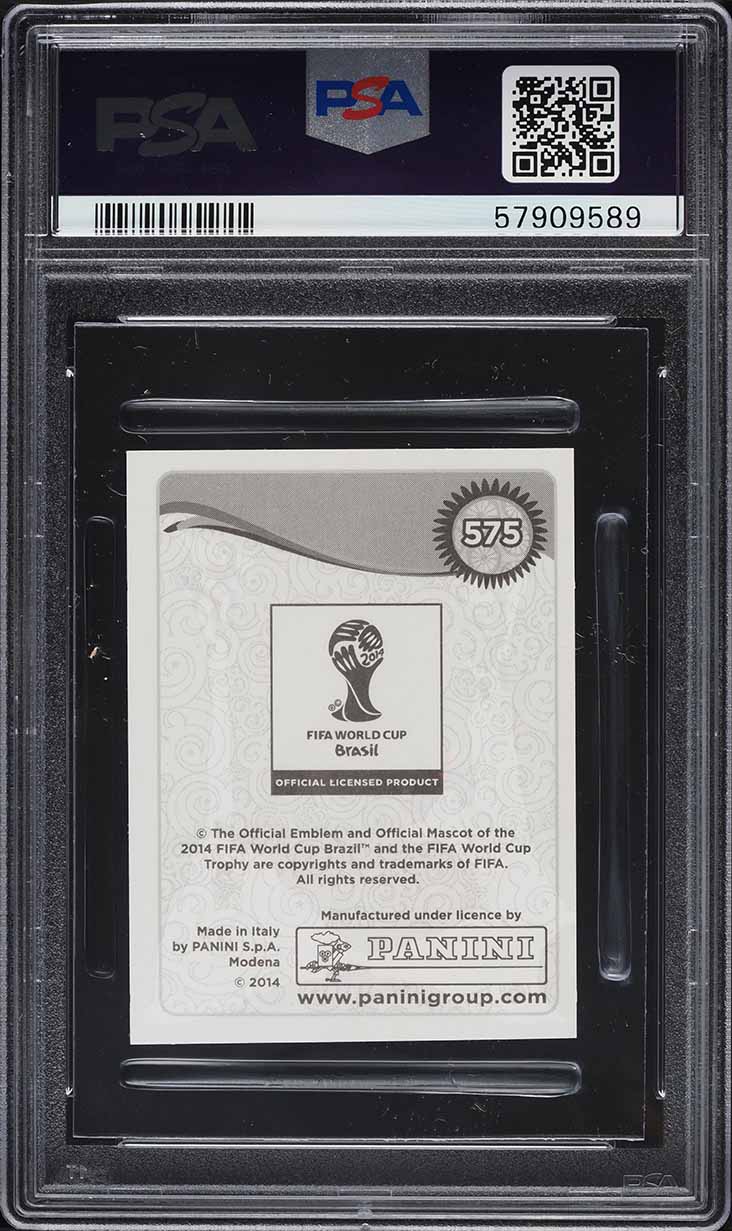 2014 Panini World Cup Stickers Kevin De Bruyne #575 PSA 10 GEM MINT