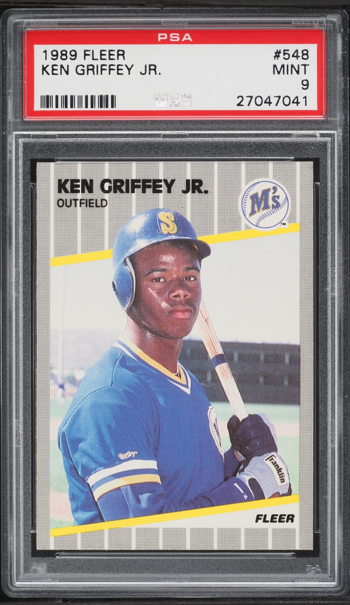 1989 Fleer Ken Griffey Jr. ROOKIE #548 PSA 9 MINT