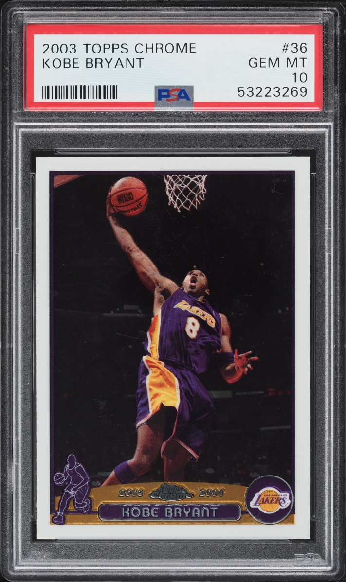 2003 Topps Chrome Kobe Bryant #36 PSA 10 GEM MINT