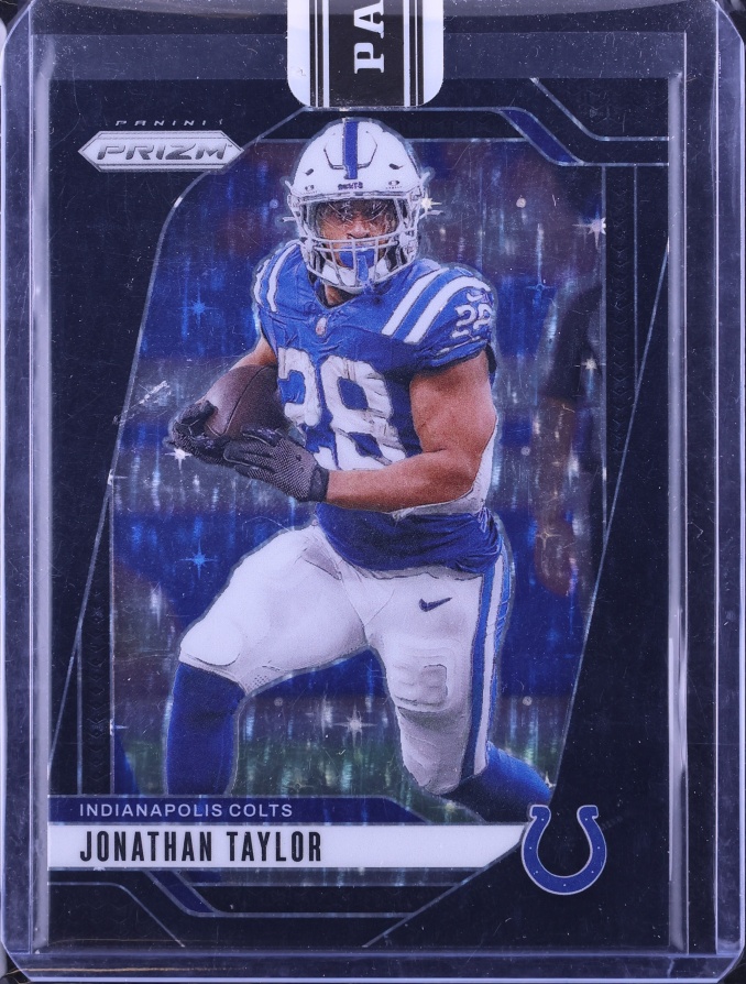 2024 Panini Prizm Black Stars Jonathan Taylor 1/1 #121 CGC AUTH - Photo 1