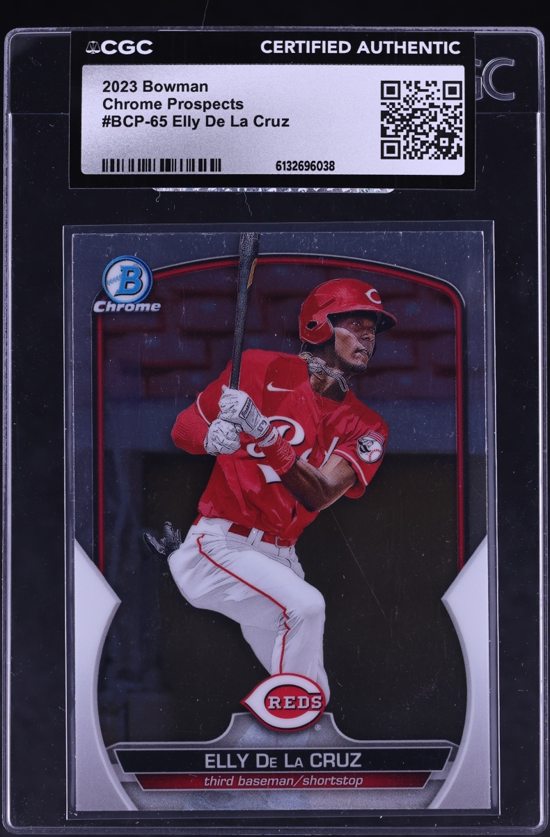 2023 Bowman Chrome Elly De La Cruz PROSPECT #BCP-65 CGC AUTH