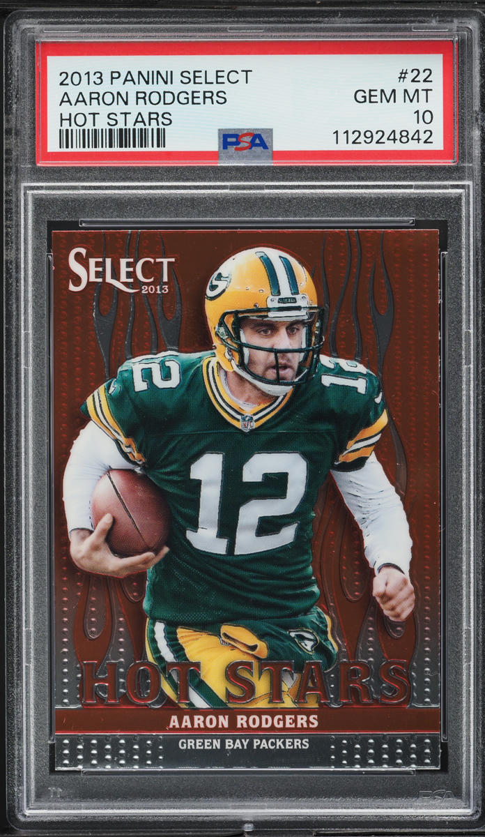 2013 Select Hot Stars Aaron Rodgers #22 PSA 10 GEM MINT