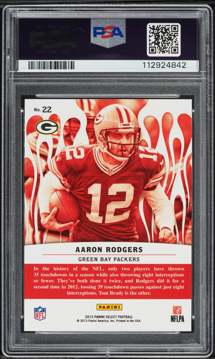 2013 Select Hot Stars Aaron Rodgers #22 PSA 10 GEM MINT