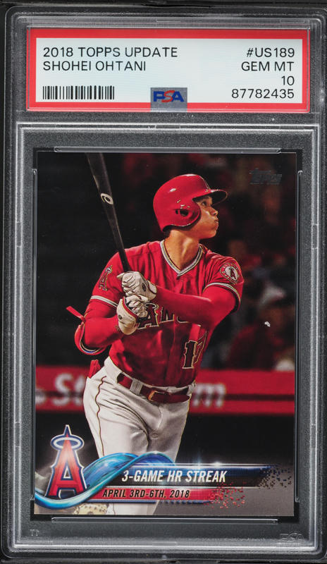 2018 Topps Update Shohei Ohtani ROOKIE #US189 CGC AUTH on