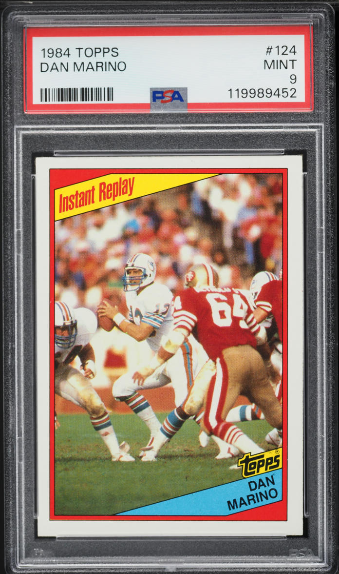 1984 Topps Football Dan Marino ROOKIE #124 PSA 9 MINT