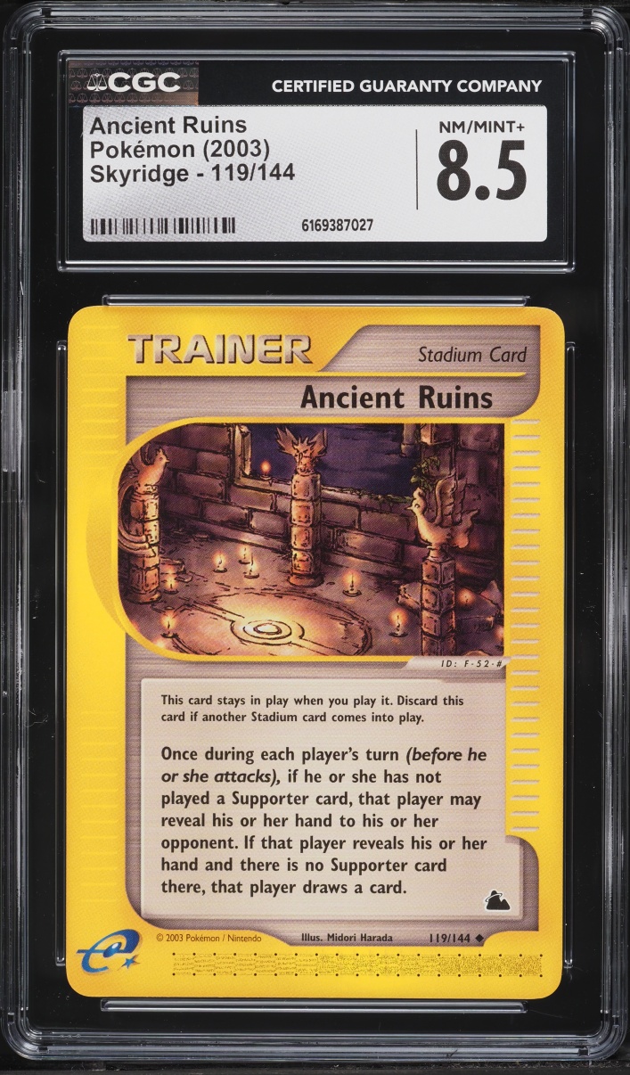 2003 Pokemon Skyridge Ancient Ruins #119 CGC 8.5 NM-MT+