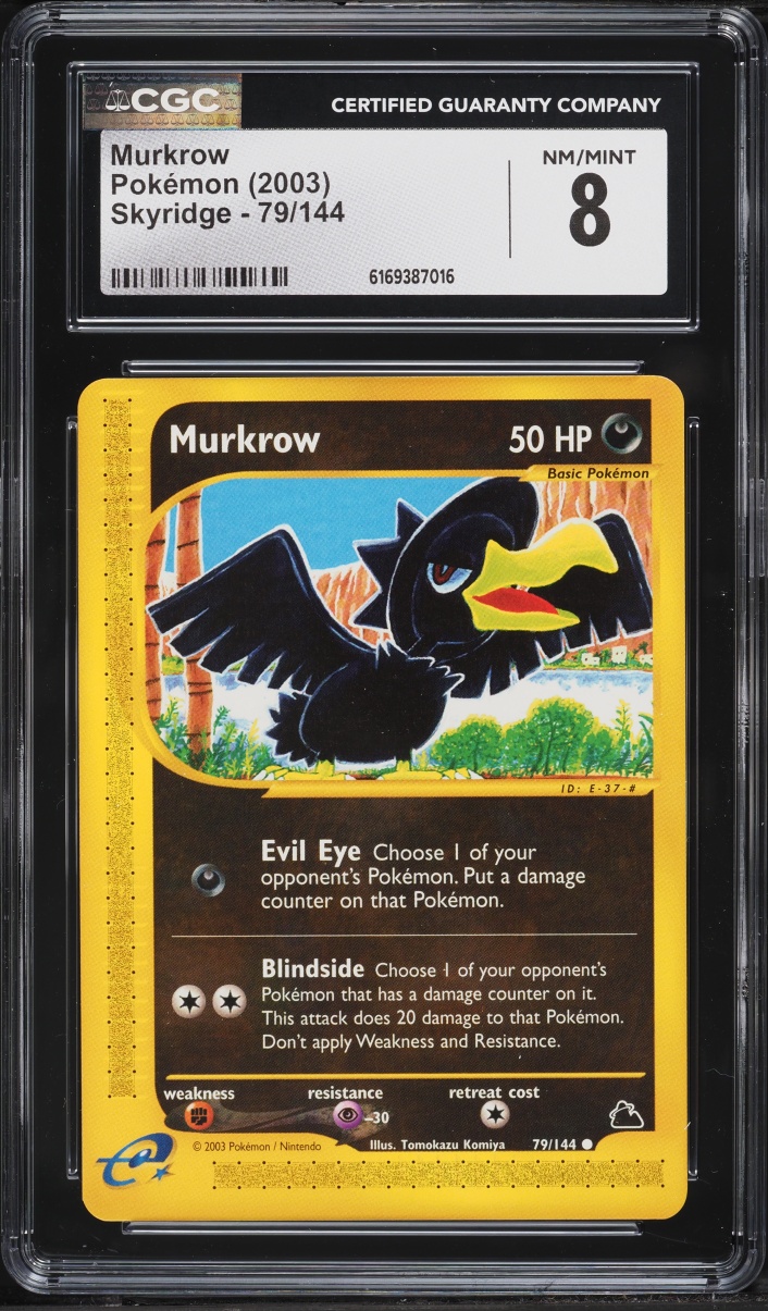 2003 Pokemon Skyridge Murkrow #79 CGC 8 NM-MT