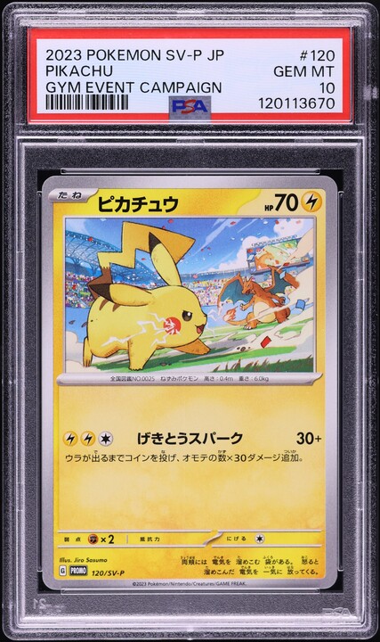 2021 ピカチュウ #208 EX-MT YU NAGABA PSA 10 Pikachu 208/S-P Yu Nagaba X PCG Campaign Promo 2021