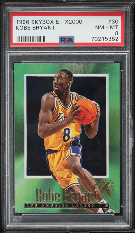 1996 Skybox E-X2000 Star Date 2000 Kobe Bryant ROOKIE #3 PSA