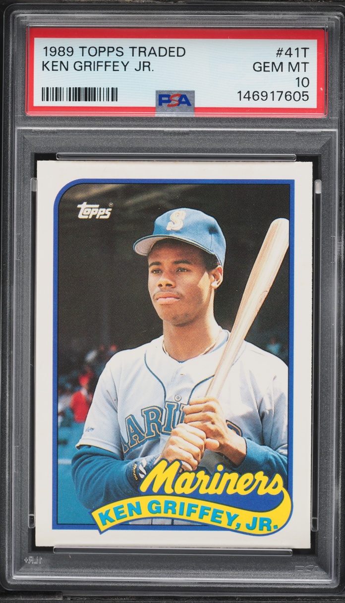 1989 Topps Traded Ken Griffey Jr. ROOKIE #41T PSA 10 GEM MINT