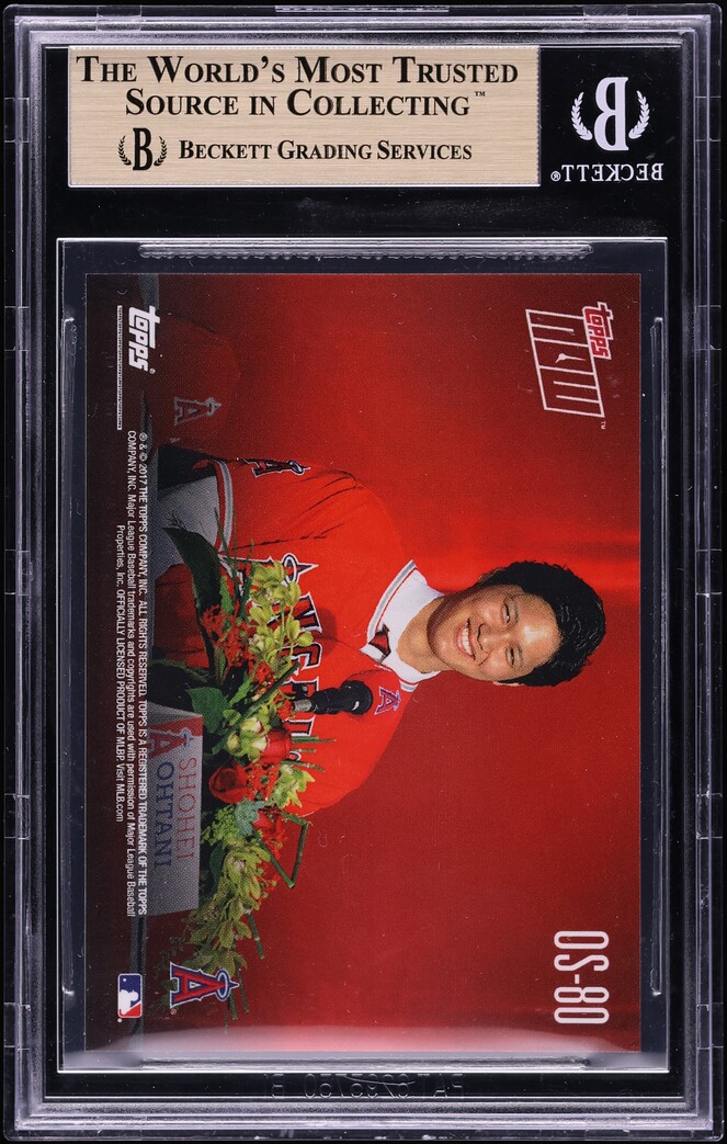 2017 Topps Now Off-Season Shohei Ohtani ROOKIE #OS-80 BGS 10 PRISTINE