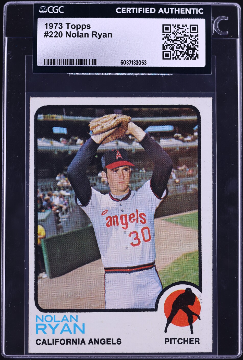 1973 Topps Nolan Ryan #220 CGC AUTH