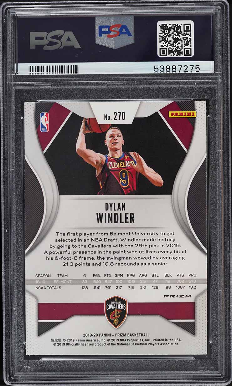 2019 Panini Prizm Silver Dylan Windler ROOKIE #270 PSA 9 MINT