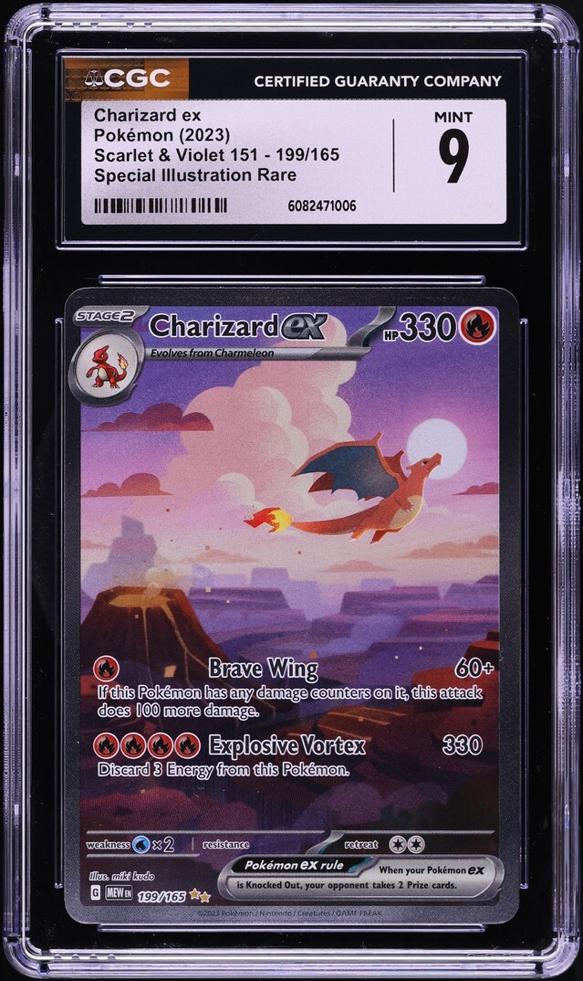 2023 Pokemon Scarlet & Violet 151 SIR Charizard ex #199 CGC 9 MINT